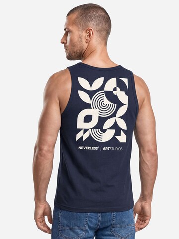 Neverless Shirt 'Modern Art' in Blue
