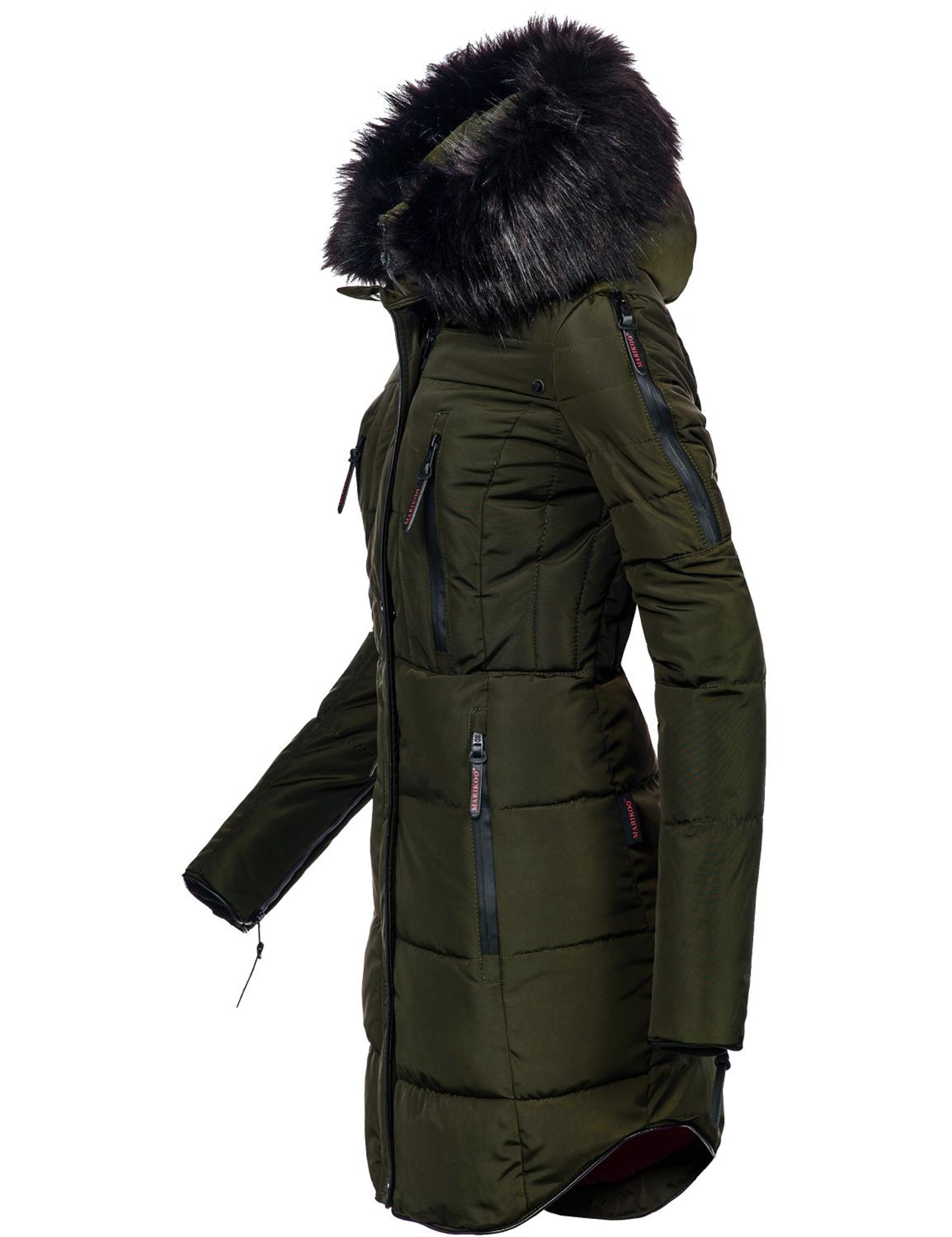 MARIKOO Winter coat 'Moonshine' in Green