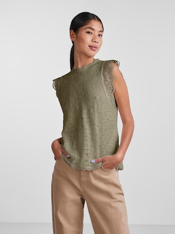 PIECES Blouse 'PCOlline' in Green: front