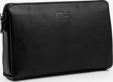 Moneyhold Clutch 'Compact' in Schwarz: Vorderseite
