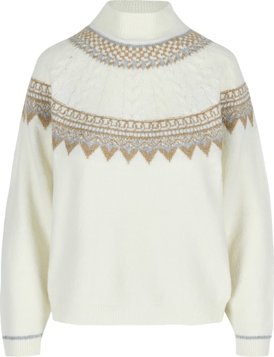 LolaLiza Pull-over en beige / blanc cassé, Vue avec produit