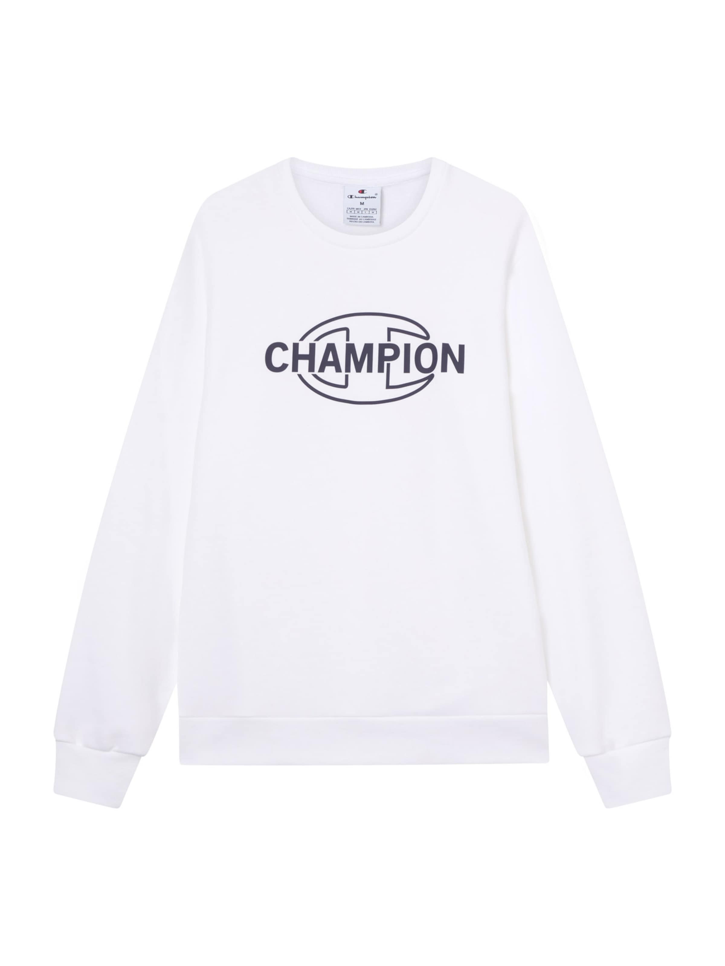 Champion Authentic Athletic Apparel Sweatshirt in Black / White, Item view