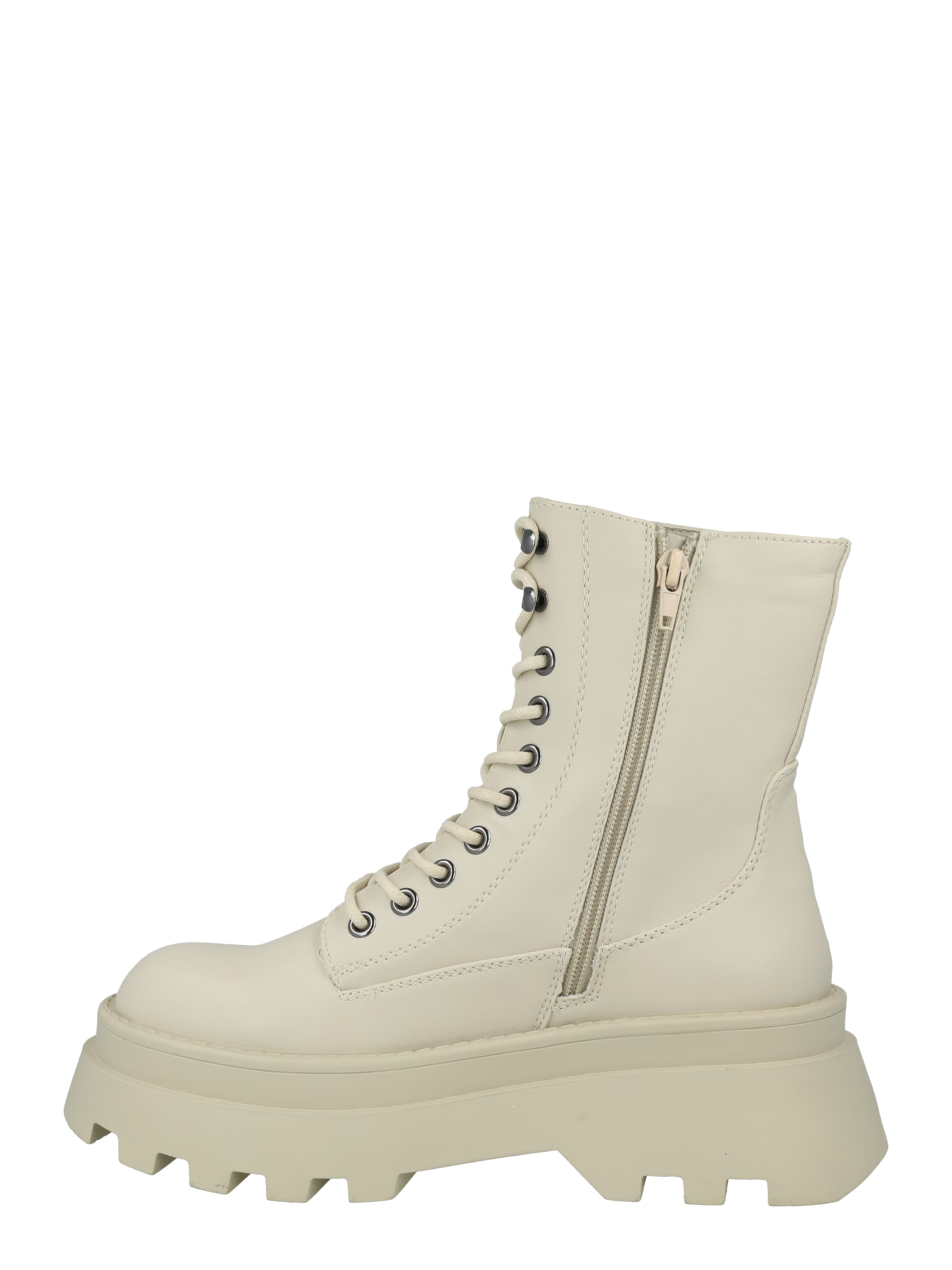 ABOUT YOU Μποτάκι με κορδόνια 'Thea' σε μπεζ