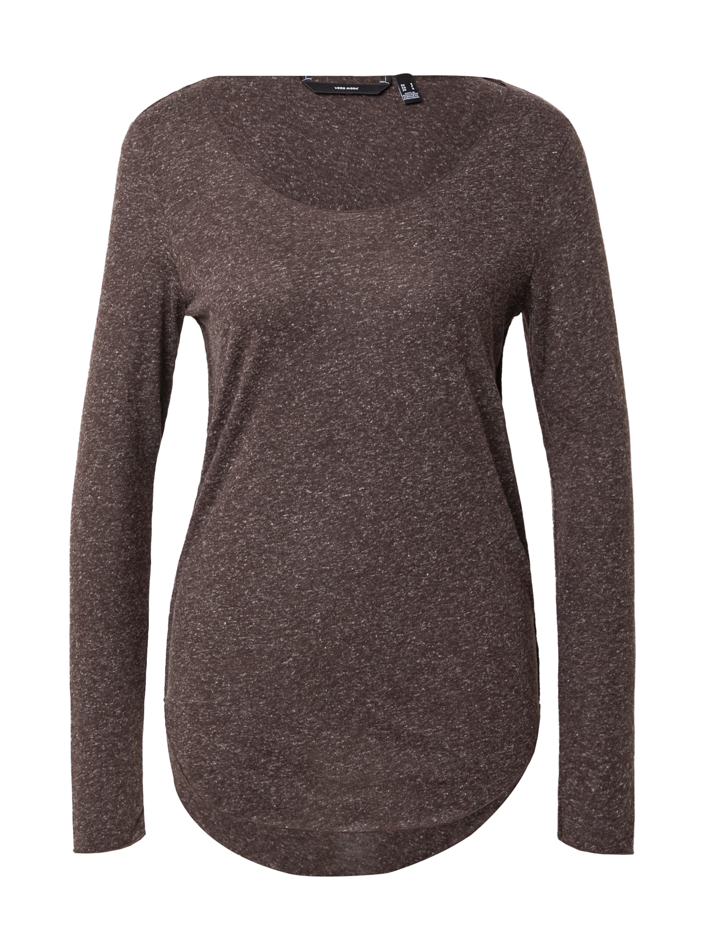 VERO MODA Тениска 'Lua' в кафяво: отпред