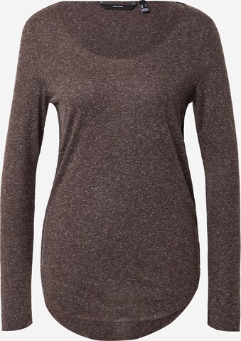 T-shirt 'Lua' VERO MODA en marron : devant