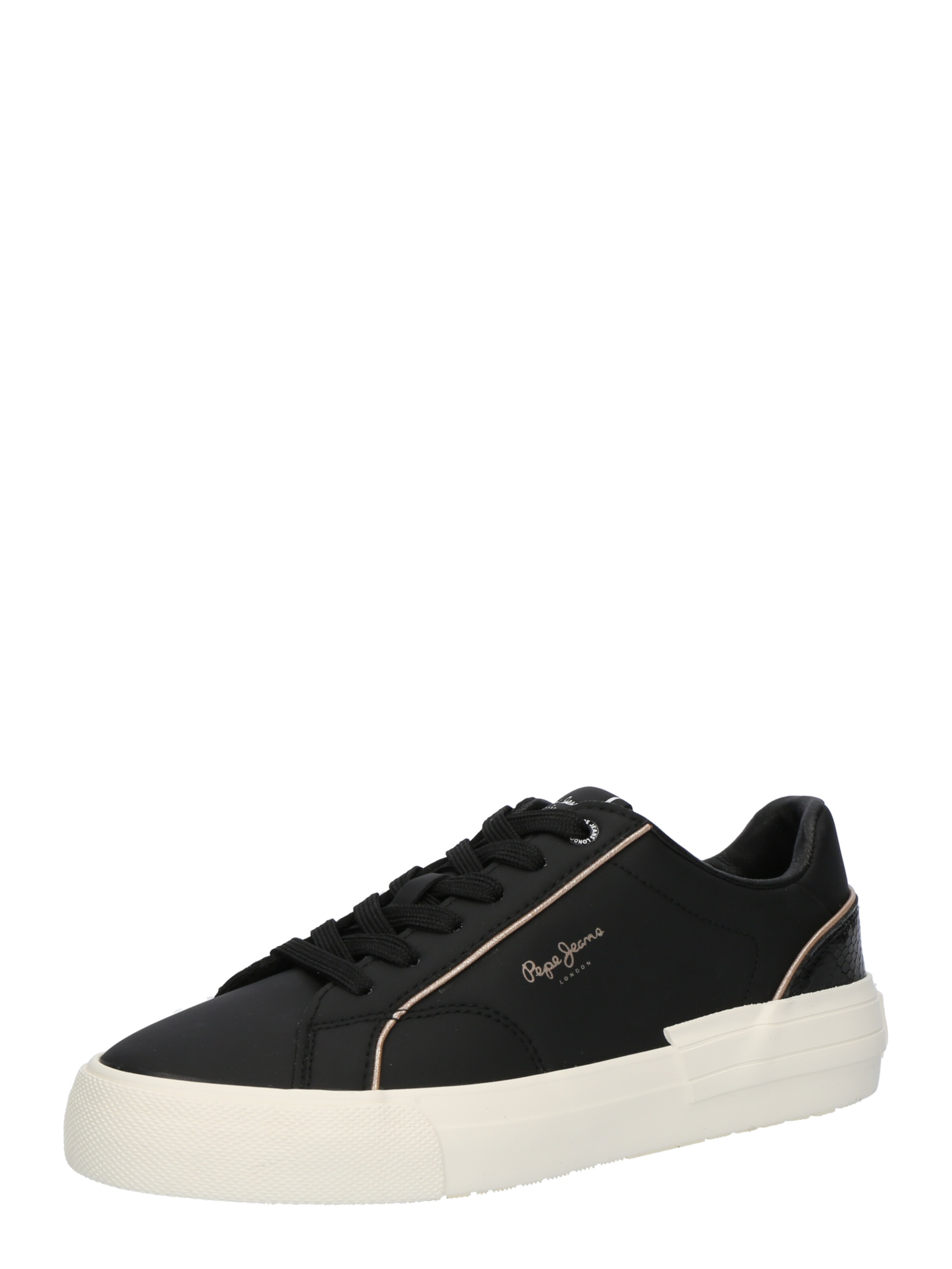 Pepe Jeans Platform trainers 'Allen Twin' in Black: front