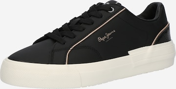 Baskets basses 'Allen Twin' Pepe Jeans en noir : devant