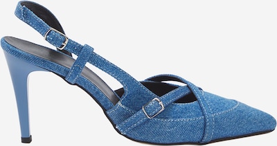 Pumps Trendyol pe albastru denim, Vizualizare produs