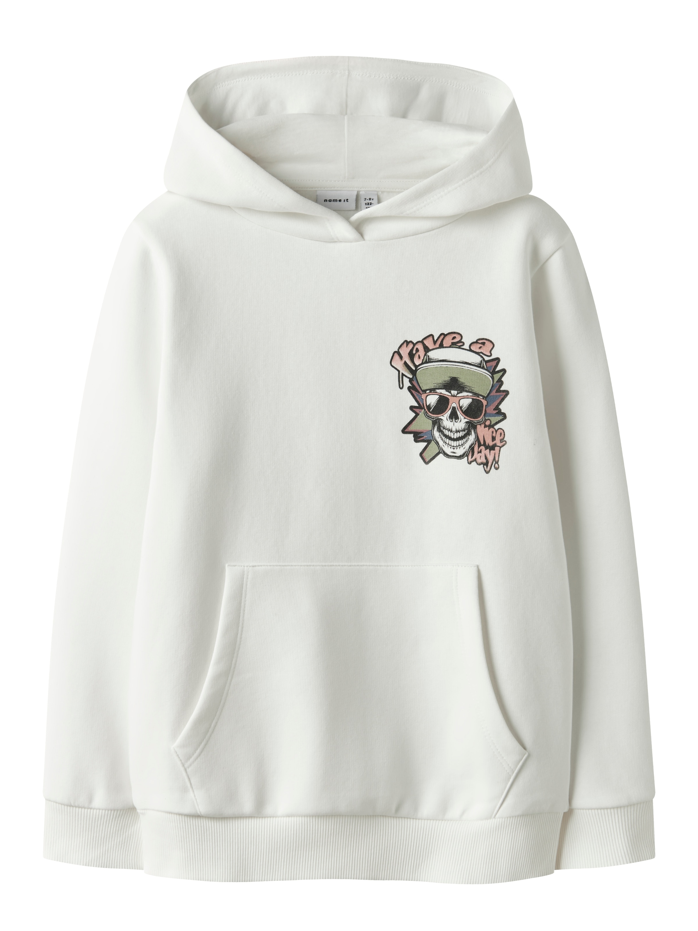 NAME IT - Sudadera 'NKMBastian' en blanco: frente