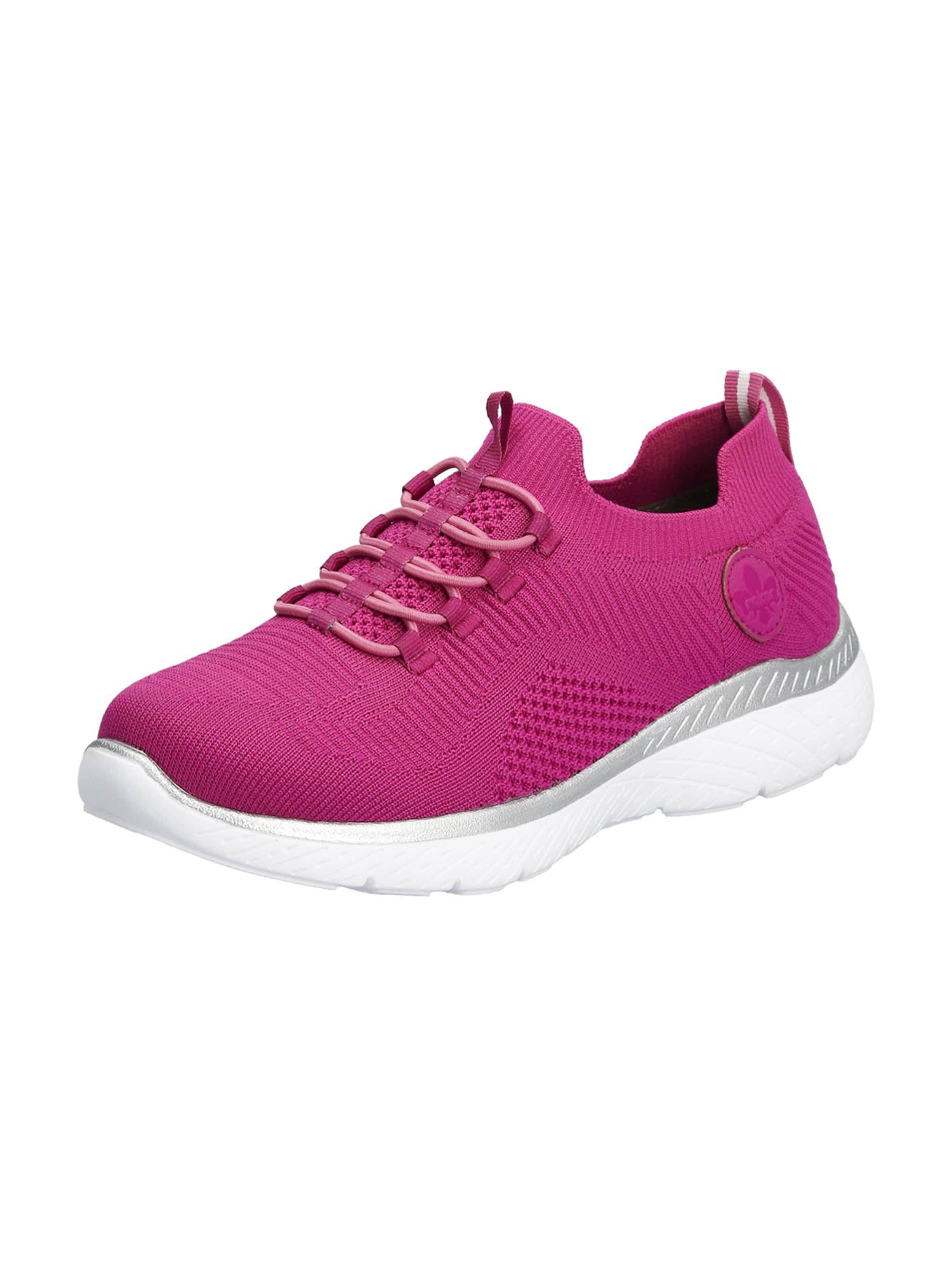 Slip on 'M5074' Rieker Sport en rose : devant