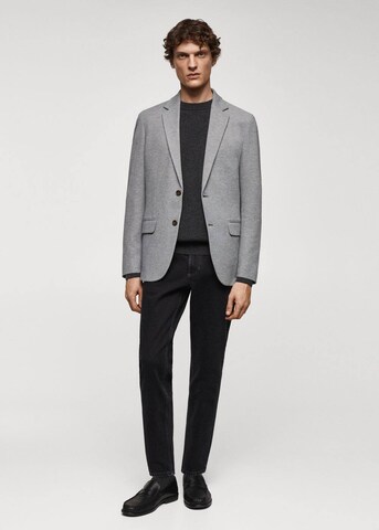 MANGO MAN Slim fit Suit Jacket 'Verner' in Grey