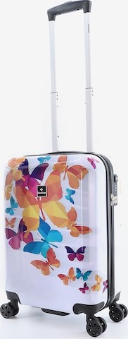 Saxoline Suitcase 'Schmetterling' in White: front