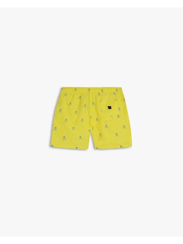 Scalpers Classic Skull Swimsuit ' ' in Gelb