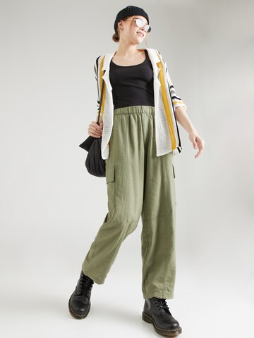 GAP Wide Leg Hose in Grün