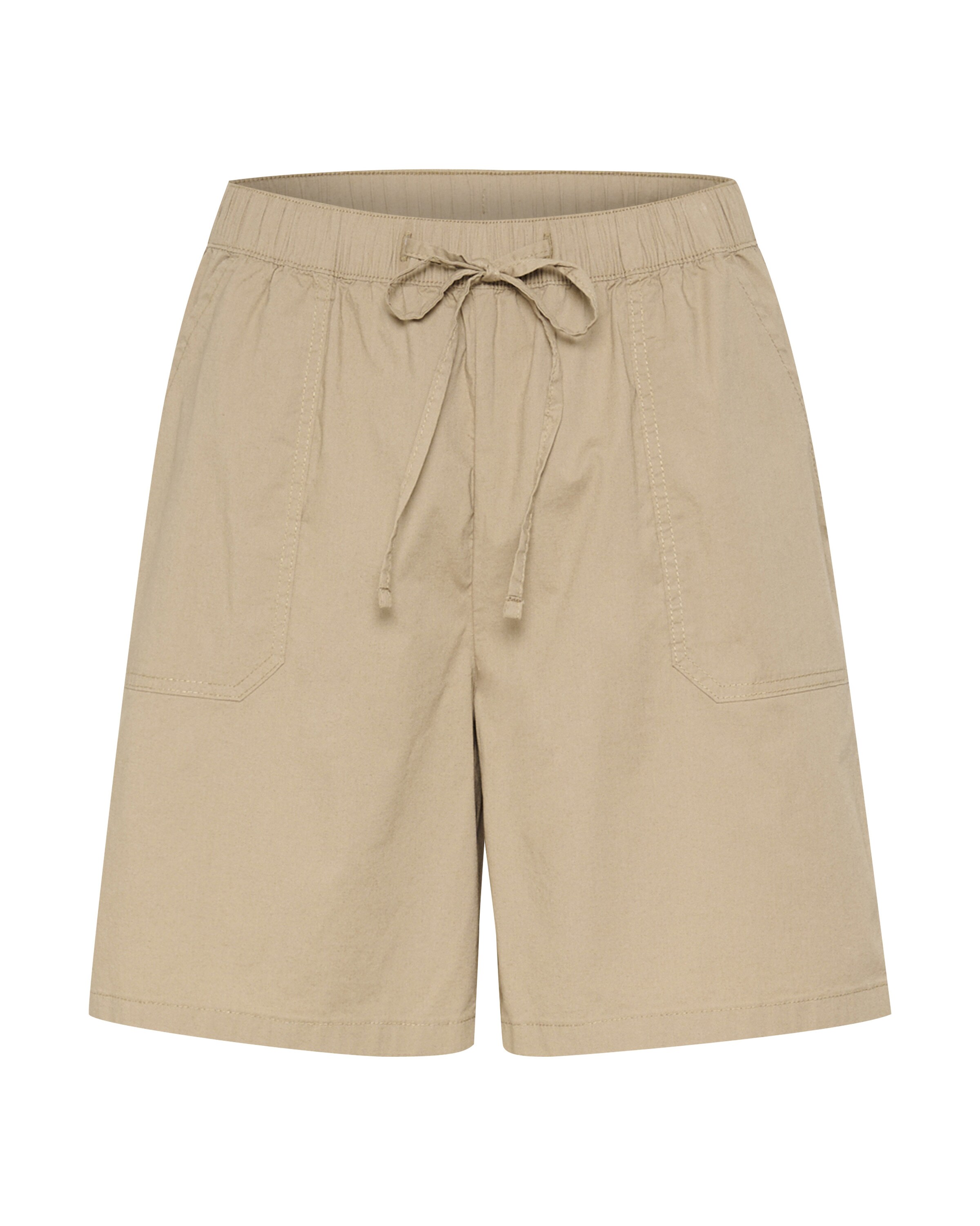 CULTURE Regular Trousers 'Halina' in Beige: front