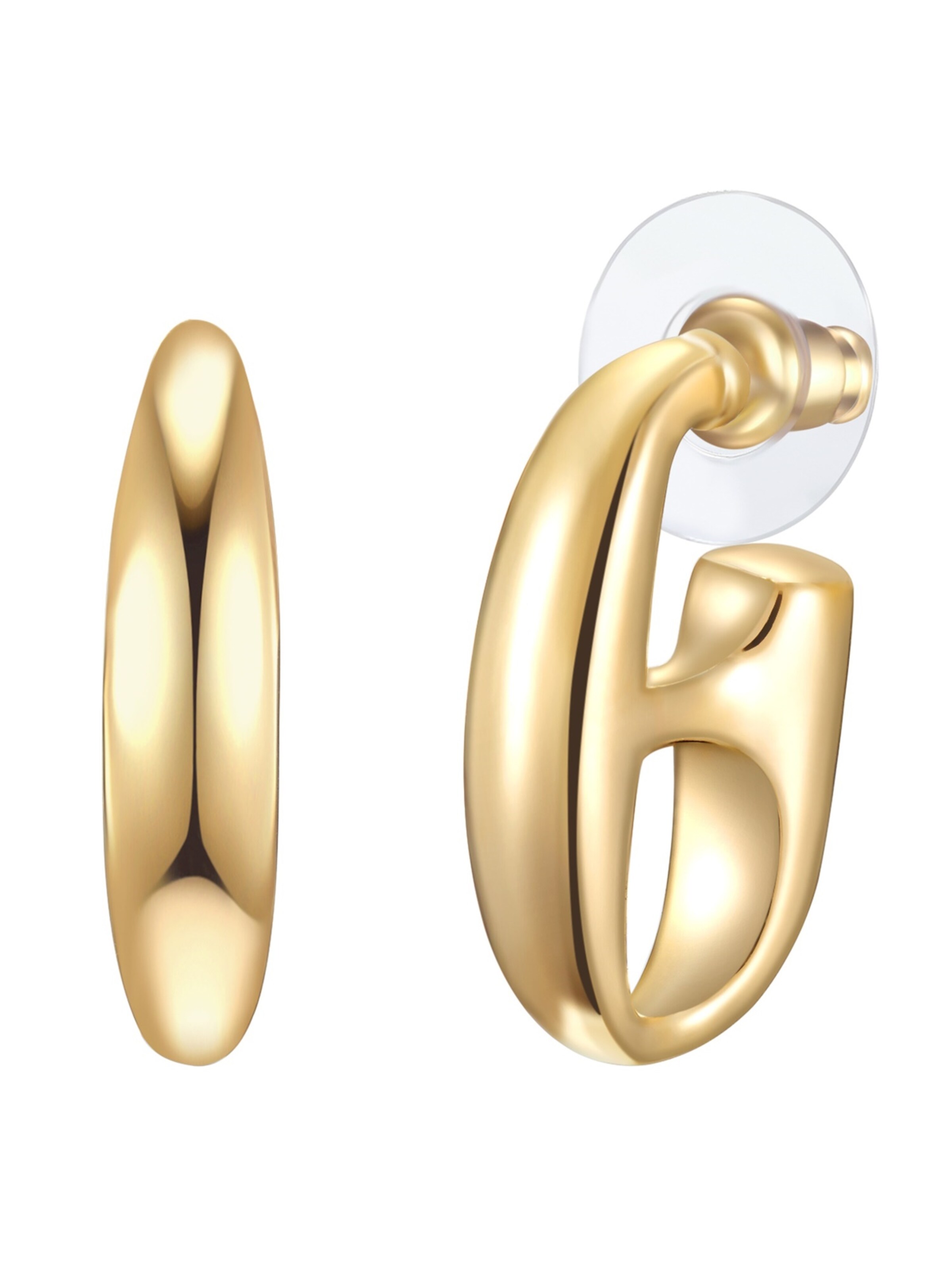 Lulu & Jane Earrings in Gold: front