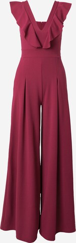 WAL G. - Jumpsuit 'LEAH' en rojo: frente