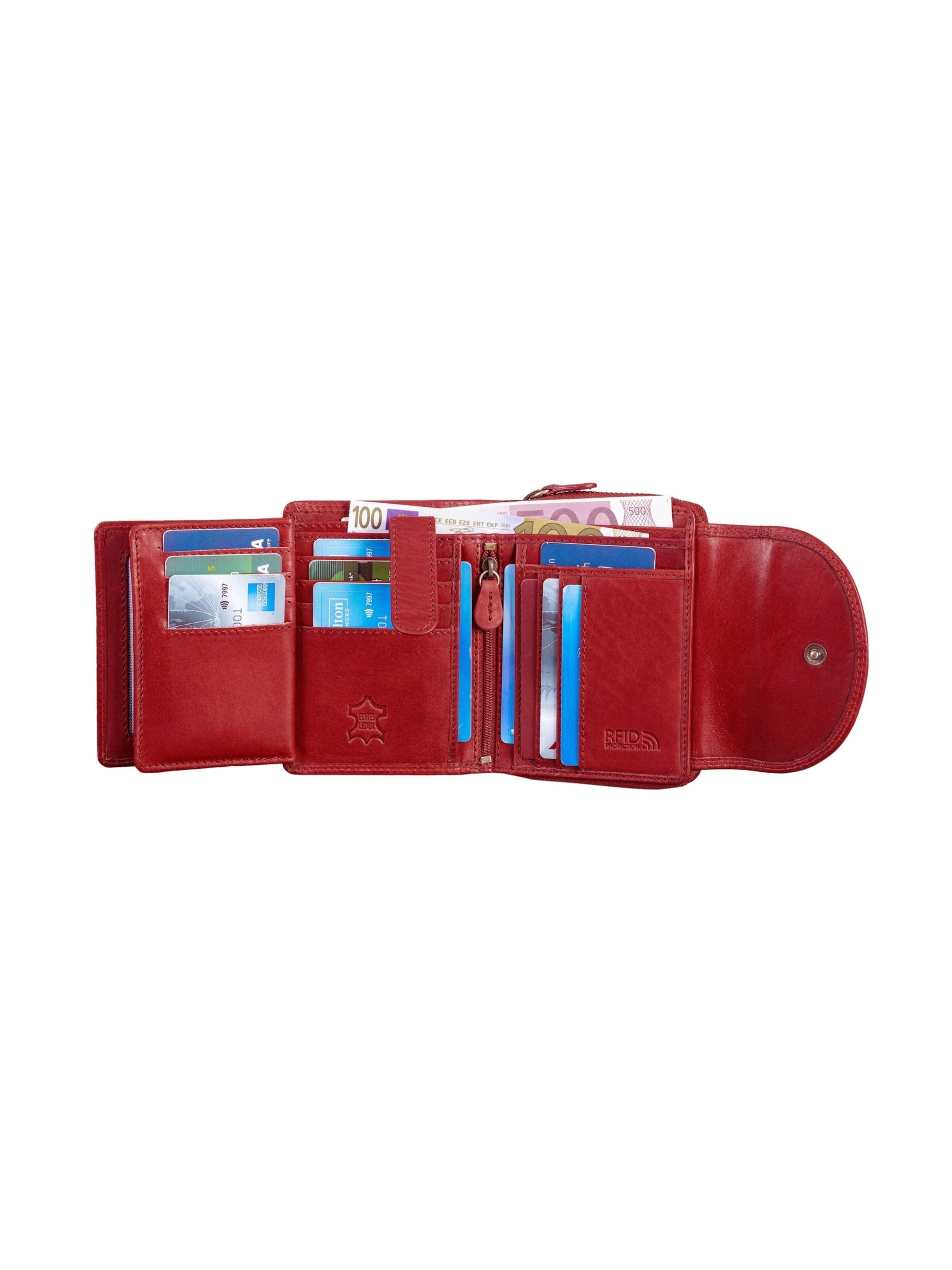 Benthill Wallet in Red