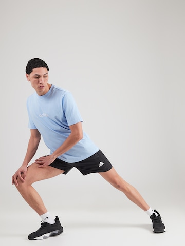 ADIDAS SPORTSWEAR Funkční tričko 'Essentials' – modrá