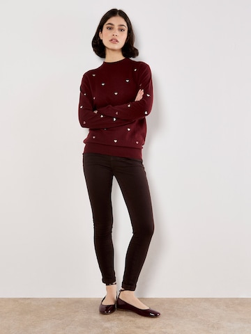 Apricot Pullover in Rot