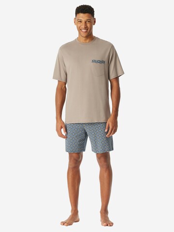 Pyjama court 'Comfort Nightwear' SCHIESSER en marron