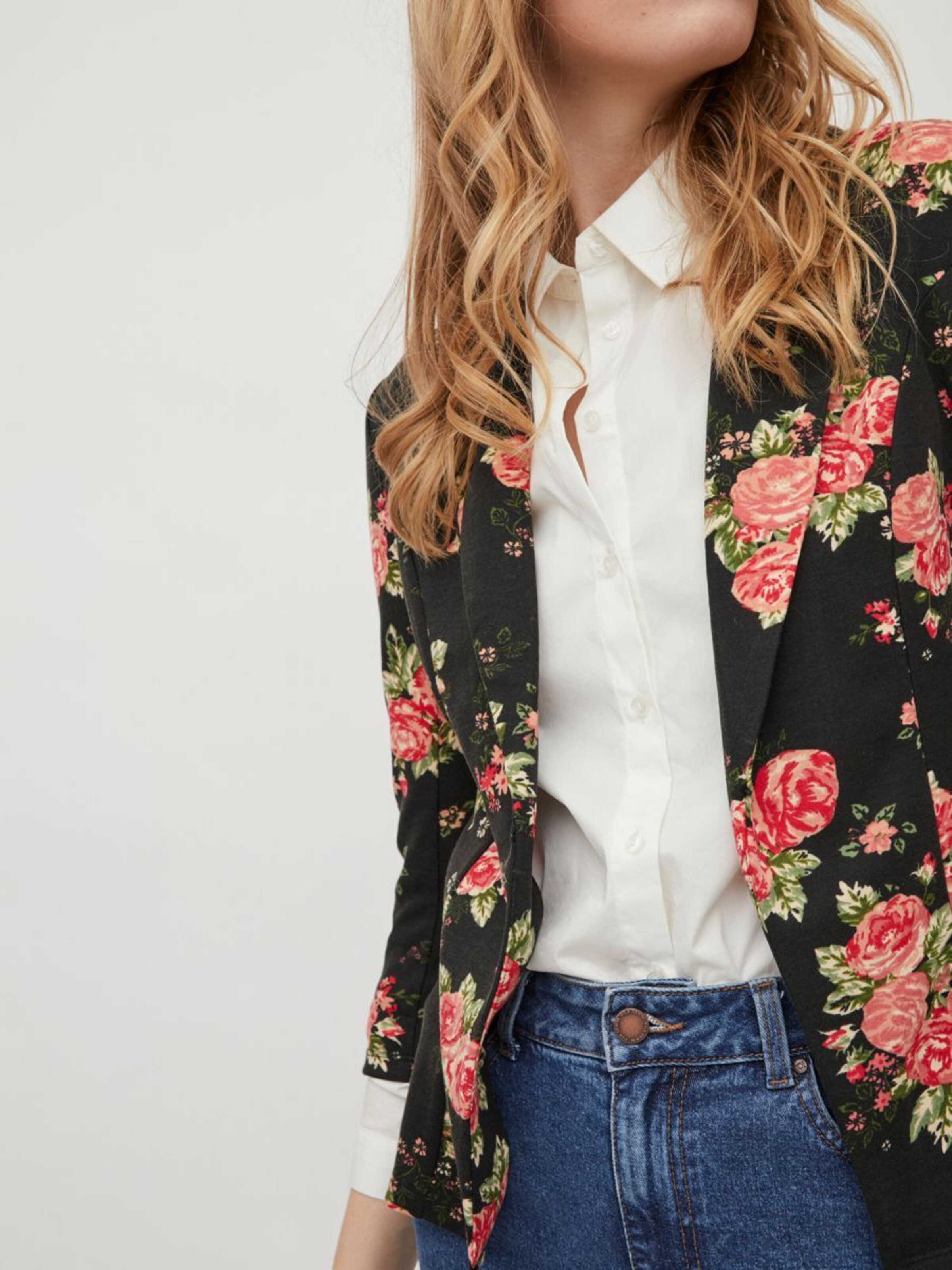 Frauen Blazer Vila Petite Blazer in Mischfarben, Schwarz - MT91867 Frauen Blazer Vila Petite Blazer in Mischfarben, Schwarz - MT91867