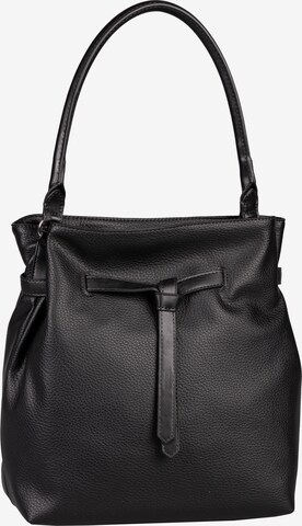 TOM TAILOR Shoulder Bag 'Naida' in Black: front