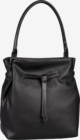 TOM TAILOR Shoulder Bag 'Naida' in Black: front