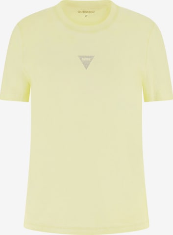GUESS Koszulka w kolorze żółty: przód