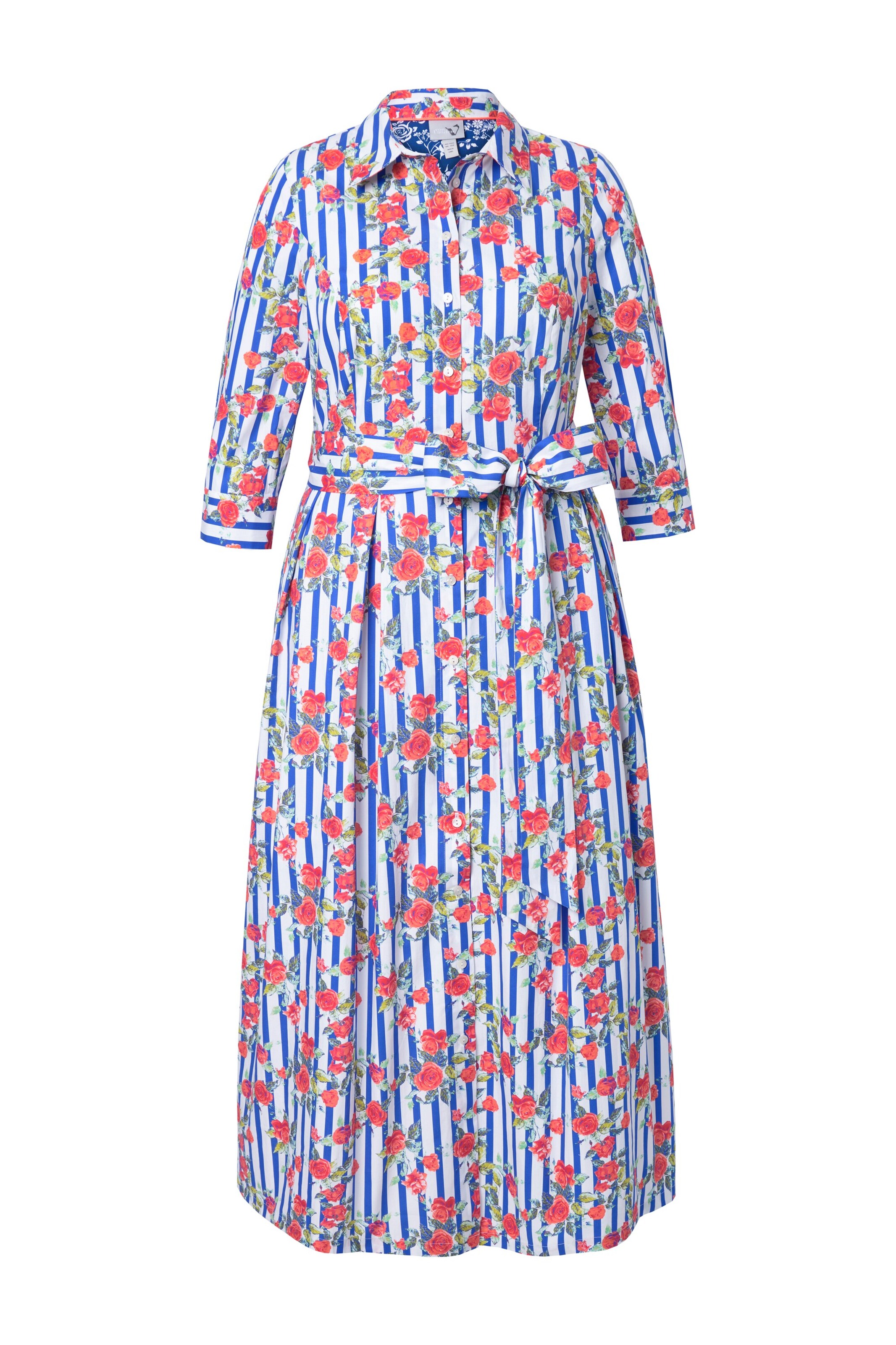 Ulla Popken Shirt dress in Blue: front