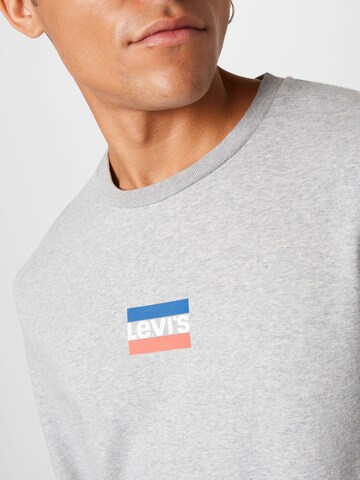 LEVI'S ® Tréning póló 'Standard Graphic Crew' - szürke