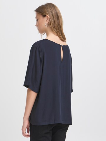 ICHI Blouse 'IHMARRAKECH' in Blue