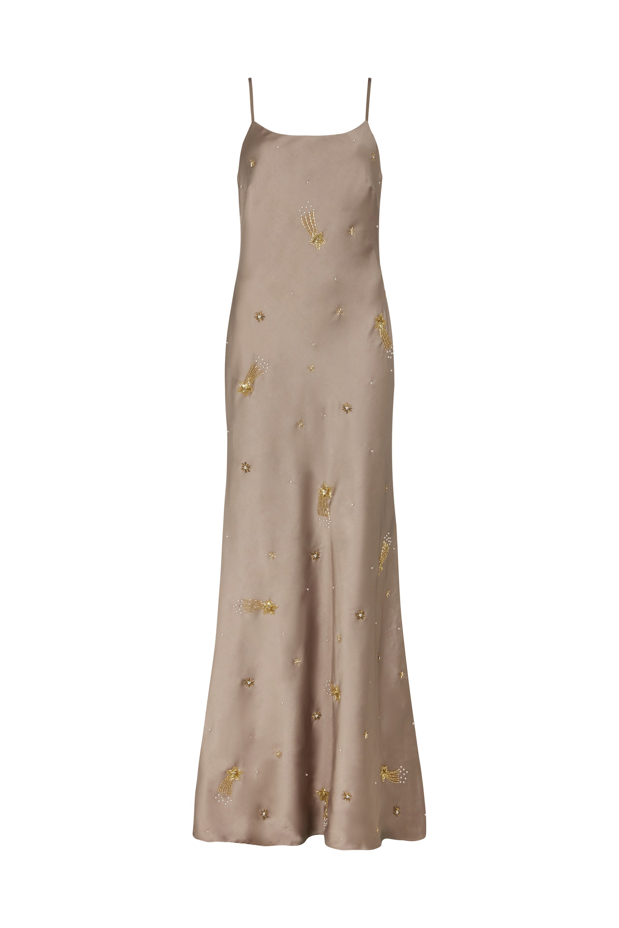 lily and lionel Kleid 'Starburst' in Beige: Vorderseite