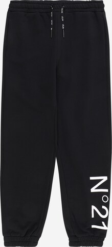 N°21 Zúžený Kalhoty – černá: přední strana