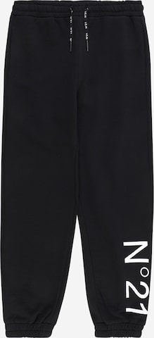 N°21 - Tapered Pantalón en negro: frente