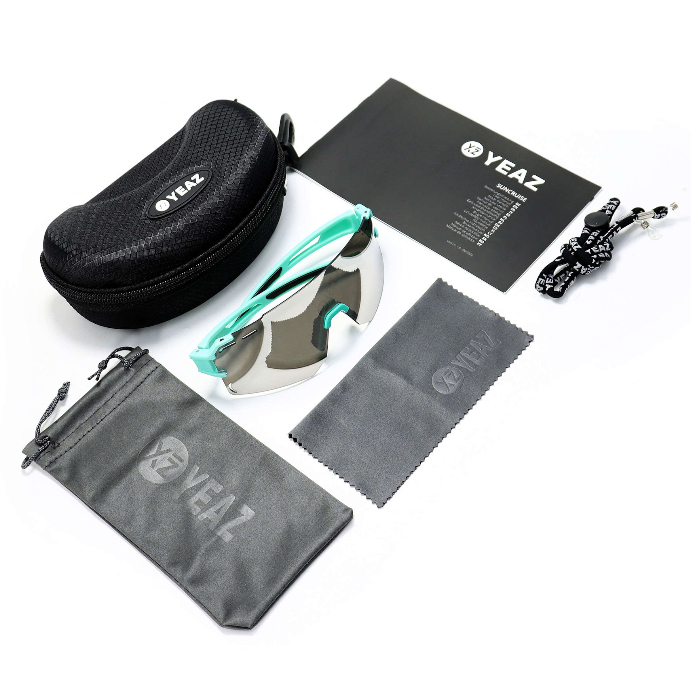 YEAZ Športna sončna očala 'Suncruise' | zelena barva