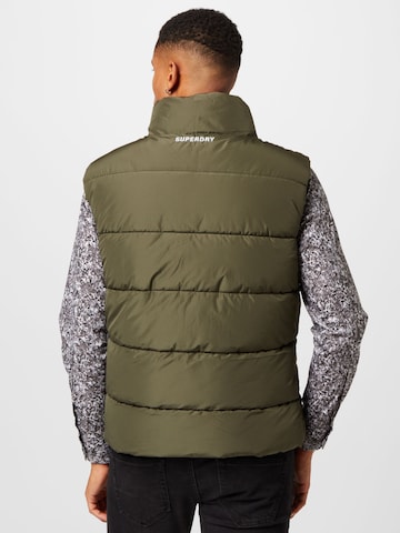 Superdry Kamizelka w kolorze zielony