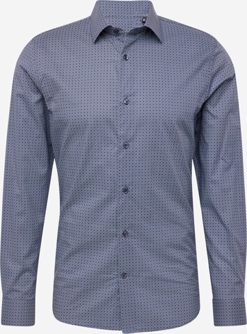 Coupe regular Chemise 'Trostol' Matinique en bleu : devant