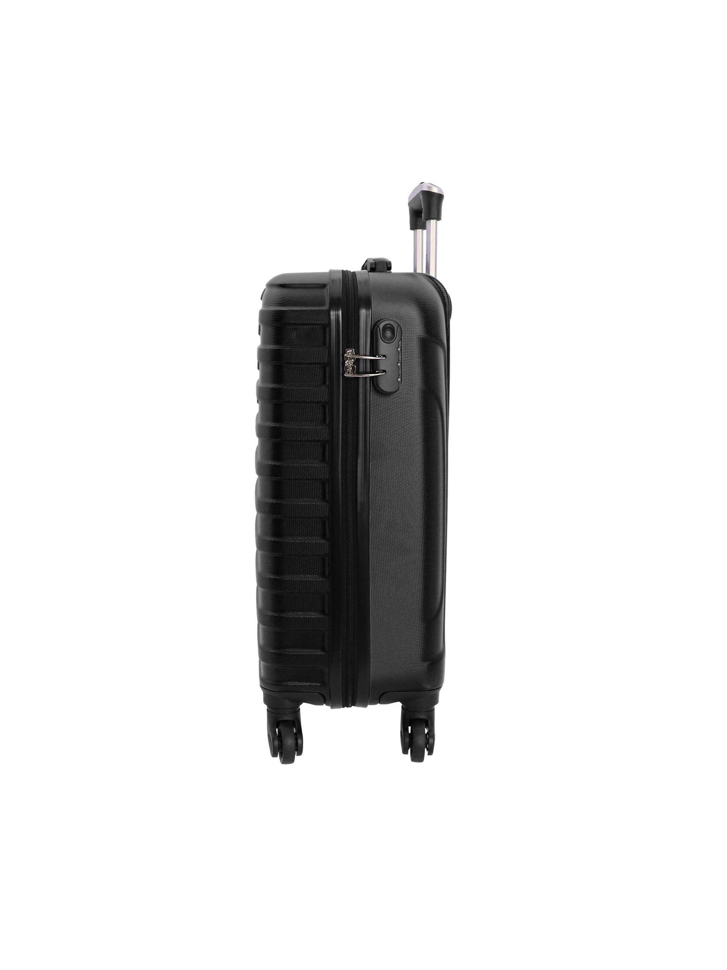 Coronel Tapioca - Carrito 'Coronel Tapioca - Maletas de Viaje Cabina - Maleta Cabina - Maletas de Viaje - Apta para Ryannair- Trolley Equipaje para Avion Resistente con 4 Ruedas de 360º y candado' en negro