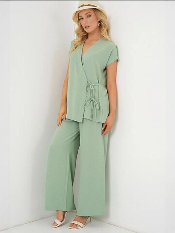 Bigdart - Calças de fato em verde