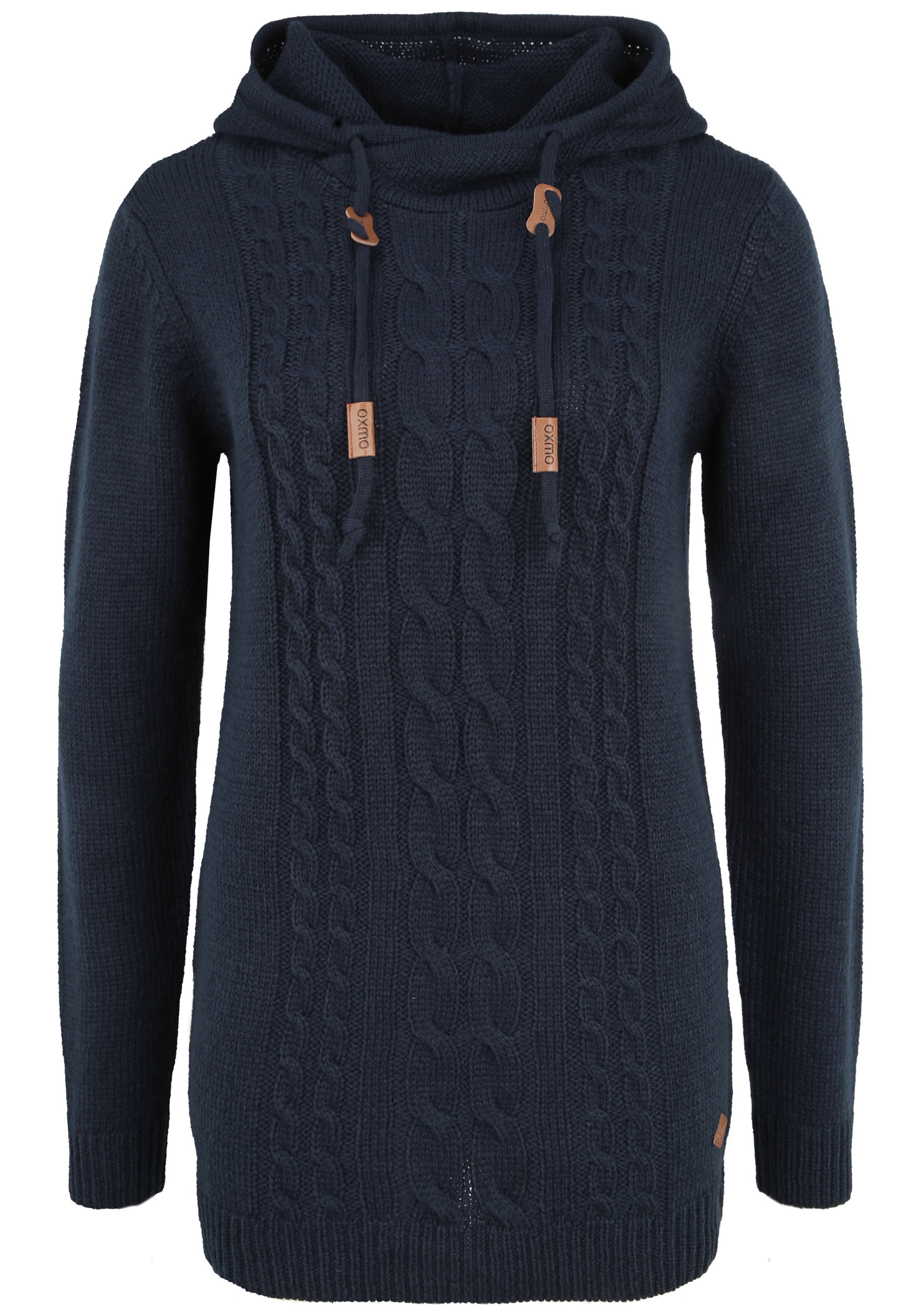 Cardigan 'Cable' Oxmo en bleu : devant