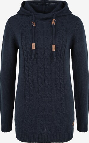 Pullover 'Cable' di Oxmo in blu: frontale