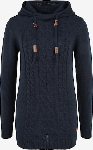 Oxmo Sweater 'Cable' in Blue: front