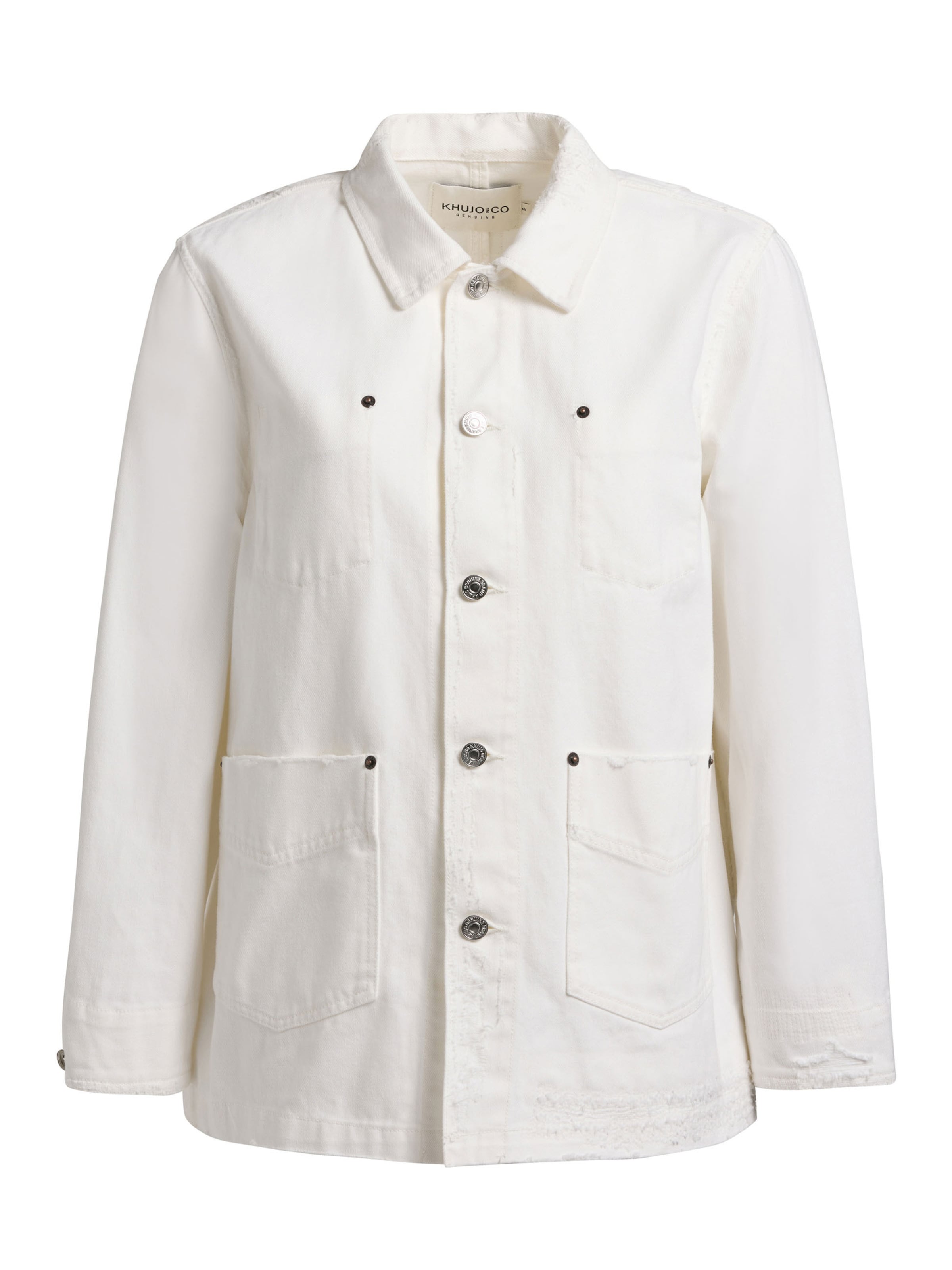 Giacca di mezza stagione 'Miria' di khujo in bianco: frontale