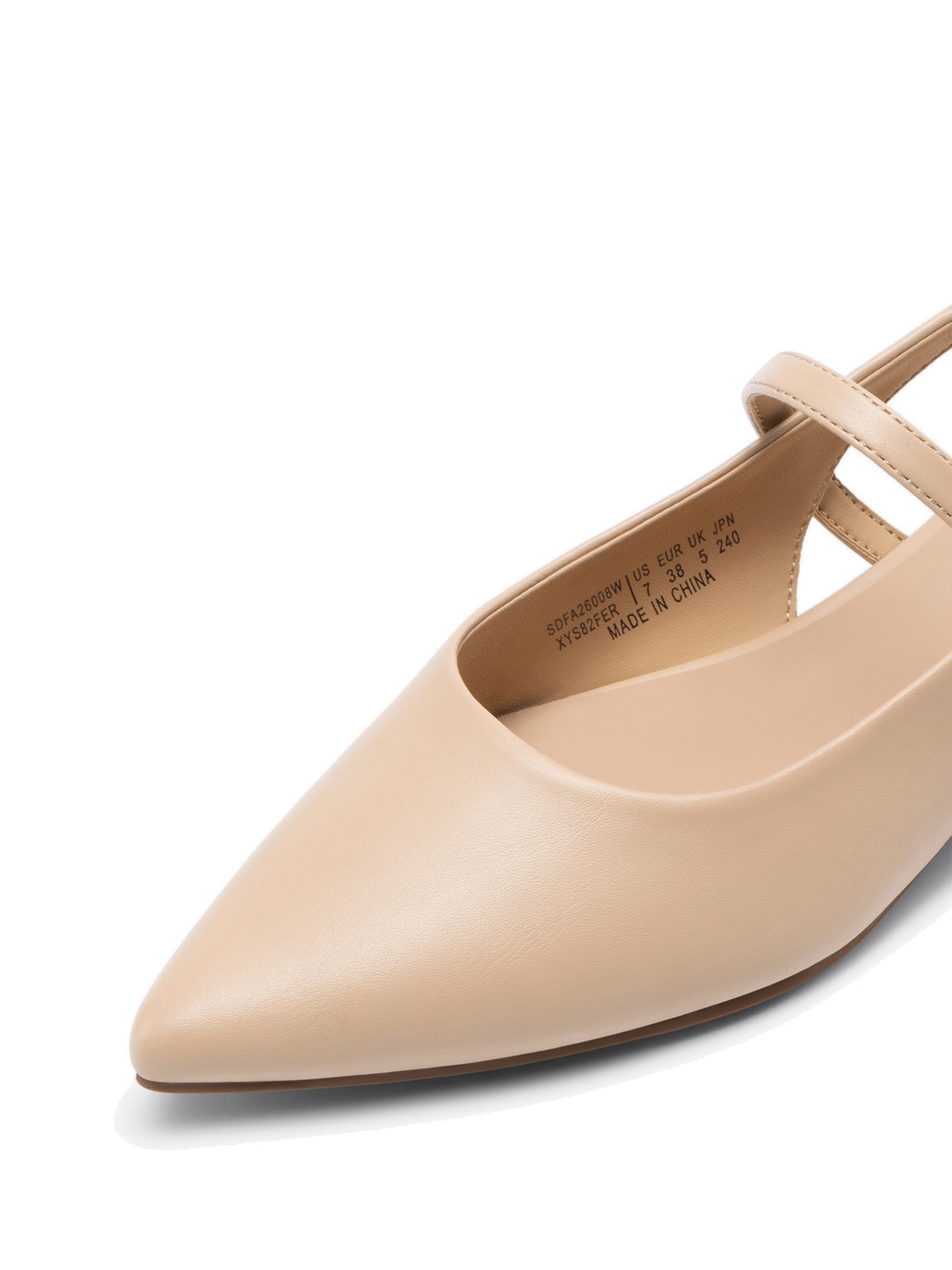 Dream Pairs Ballet Flats in Beige