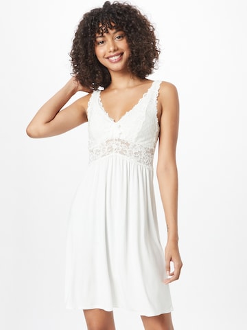 Hunkemöller Negligee 'Nora' in White: front