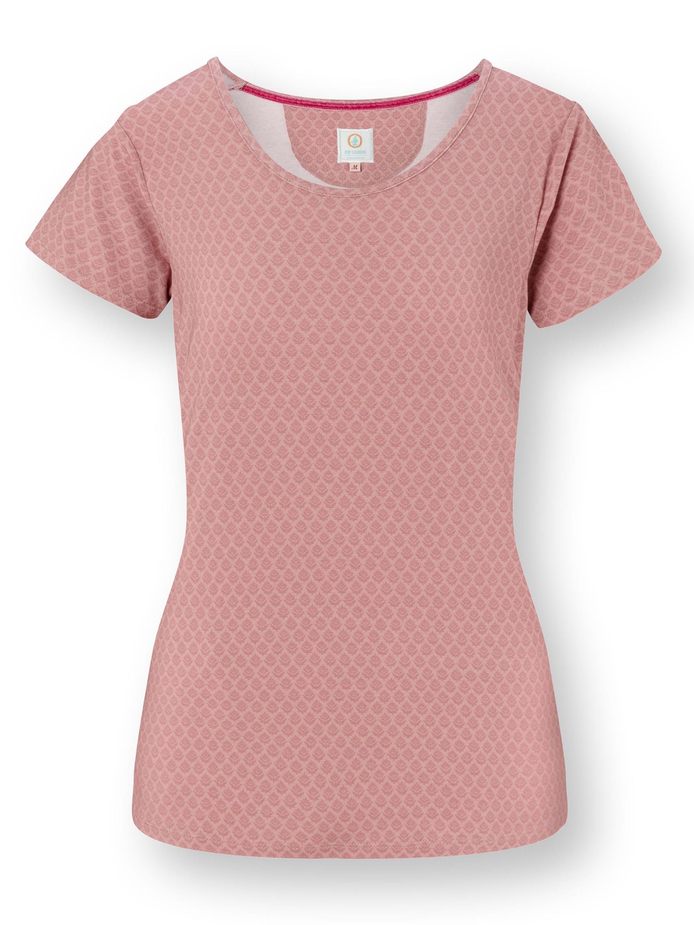 PIP STUDIO Pajama Shirt in Pink: front