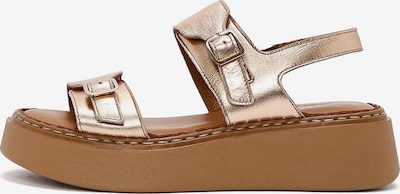 Derimod Sandale in 36 in bronze, Produktansicht