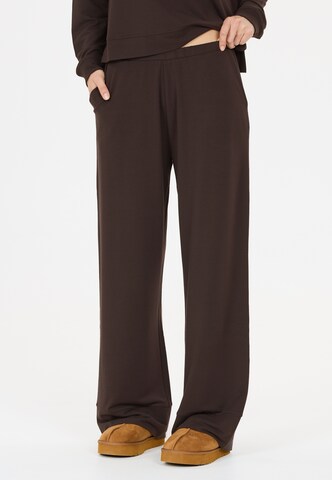 Athlecia Regular Sportbroek 'Brenan' in Bruin: voorkant