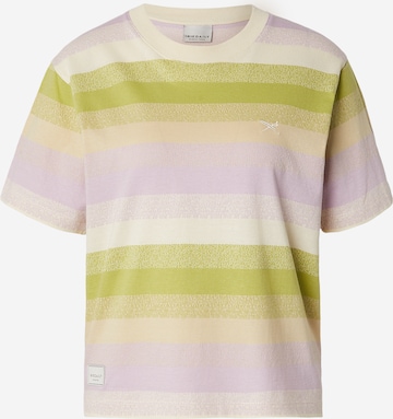 Tricou de la Iriedaily pe bej: față